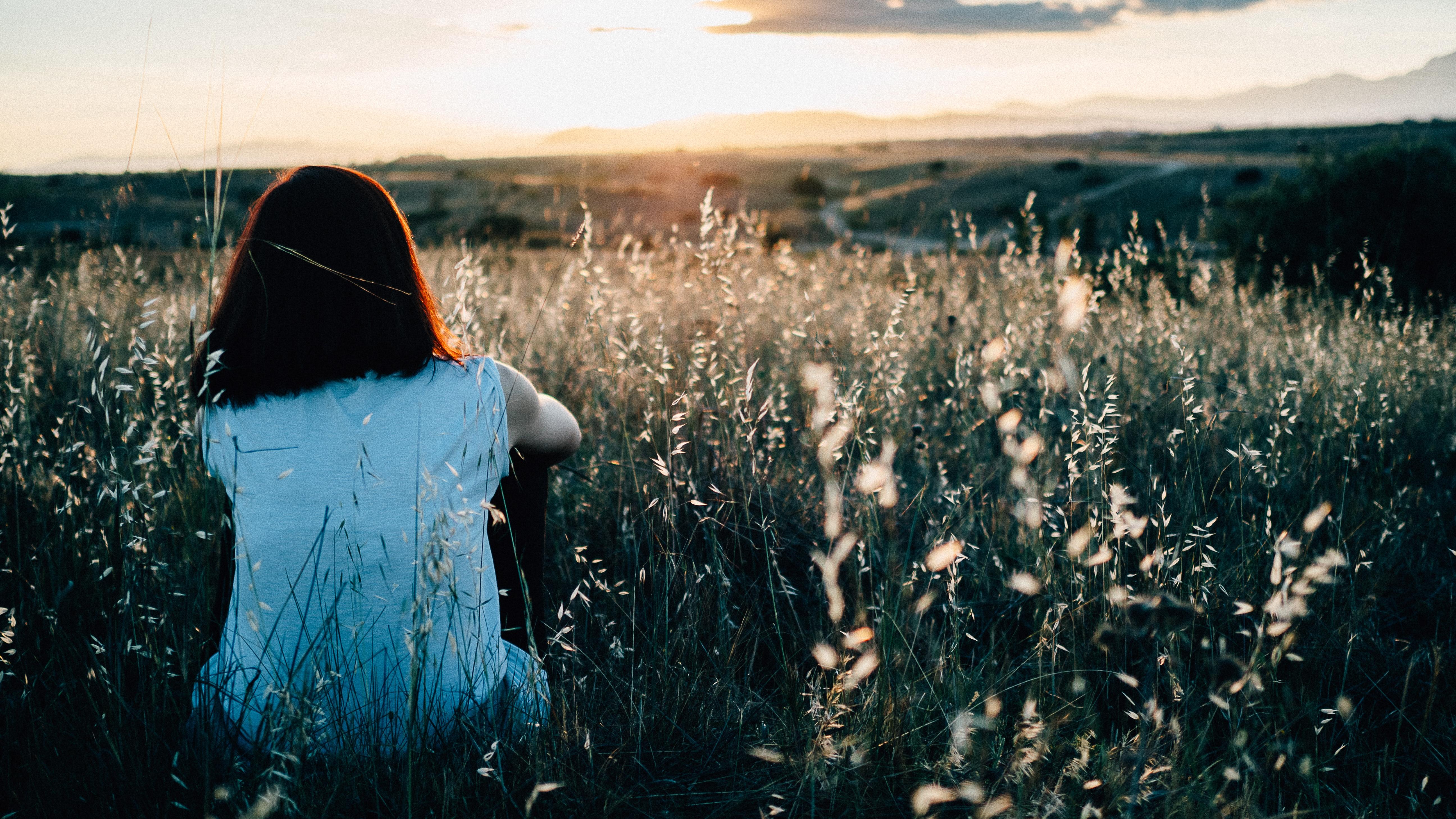 Women In the Grass Alone